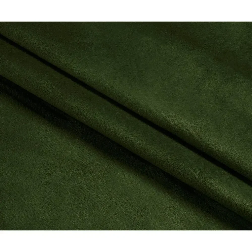 SilkHome Olive Green Total Blackout Velvet Window Certain 2-pack 52” x 96” each